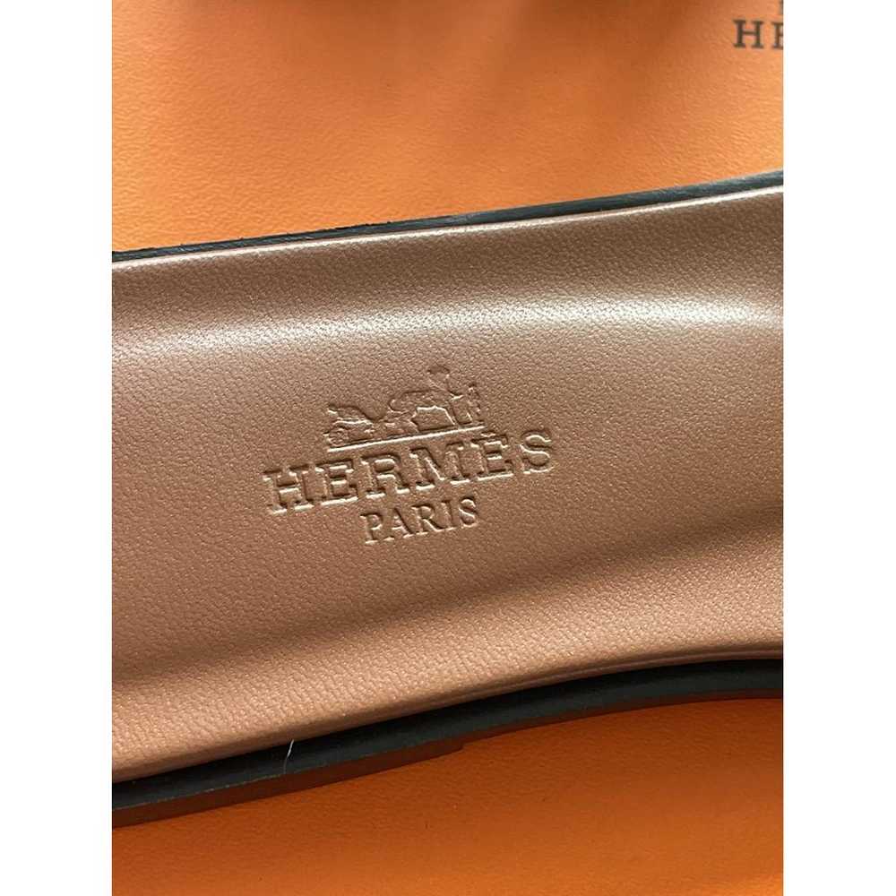 Hermès Oran cloth sandal - image 3