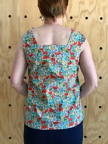 1970s/1980s Handmade Floral Tank Top (L)