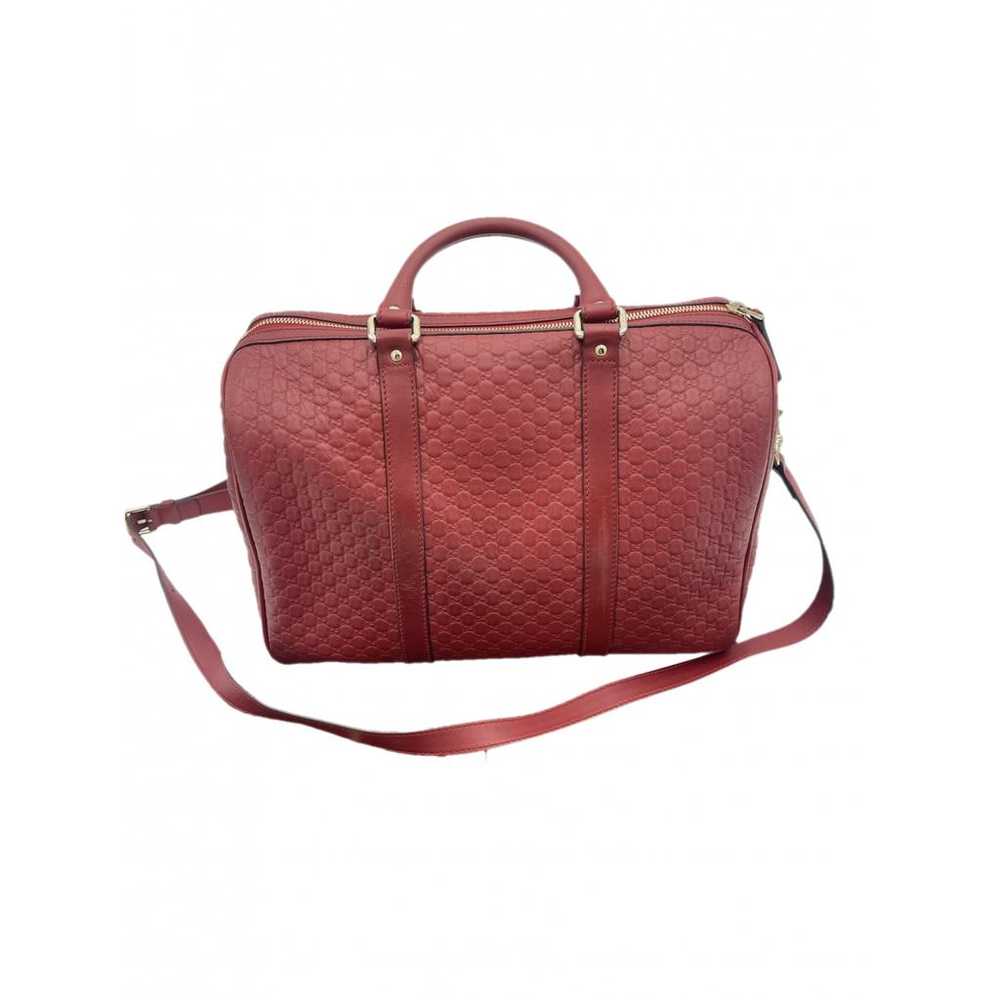 Gucci Boston leather bowling bag - image 1