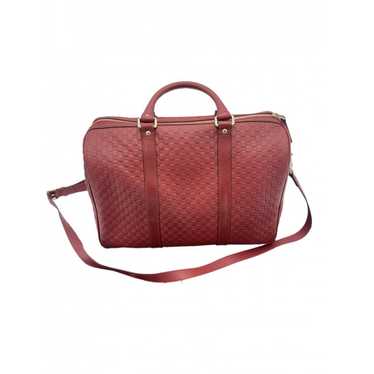 Gucci Boston leather bowling bag