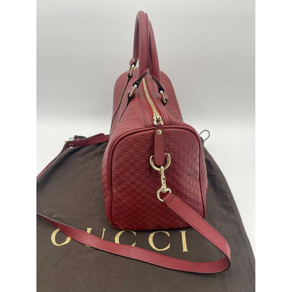 Gucci Boston leather bowling bag - image 3