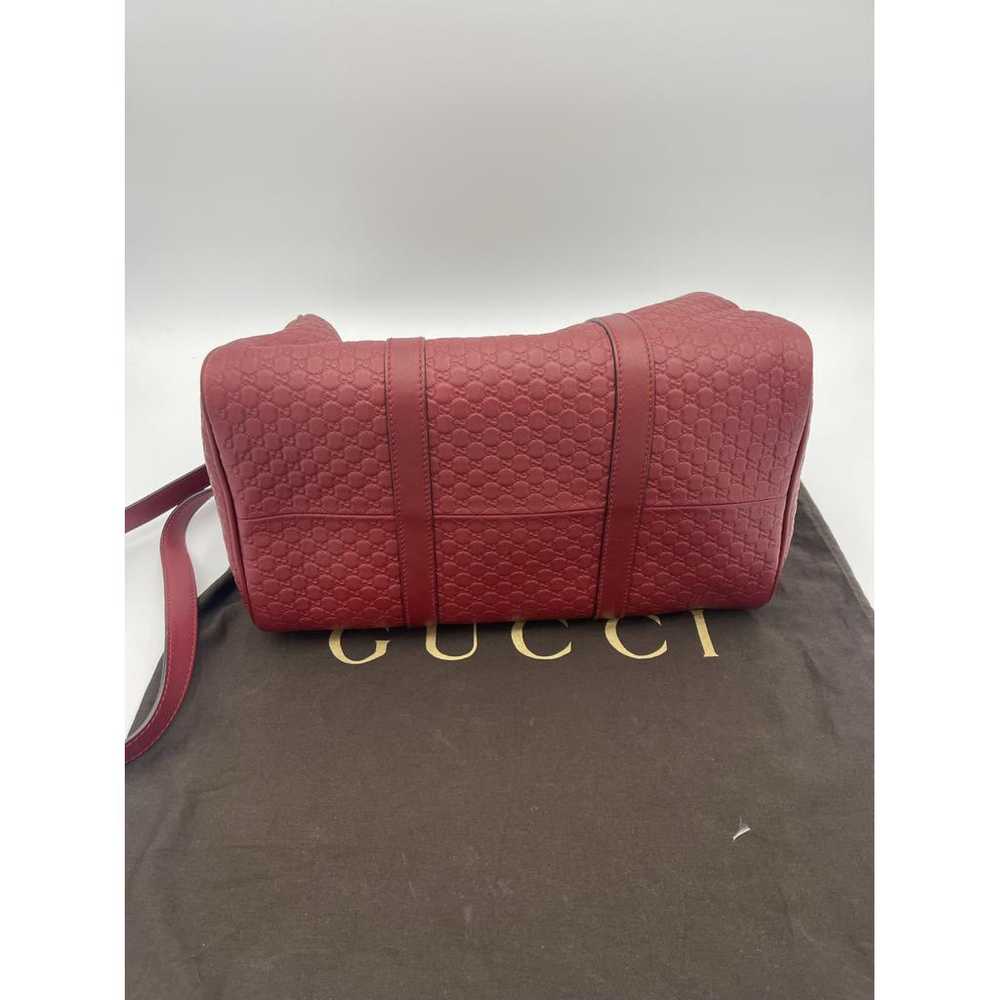 Gucci Boston leather bowling bag - image 4