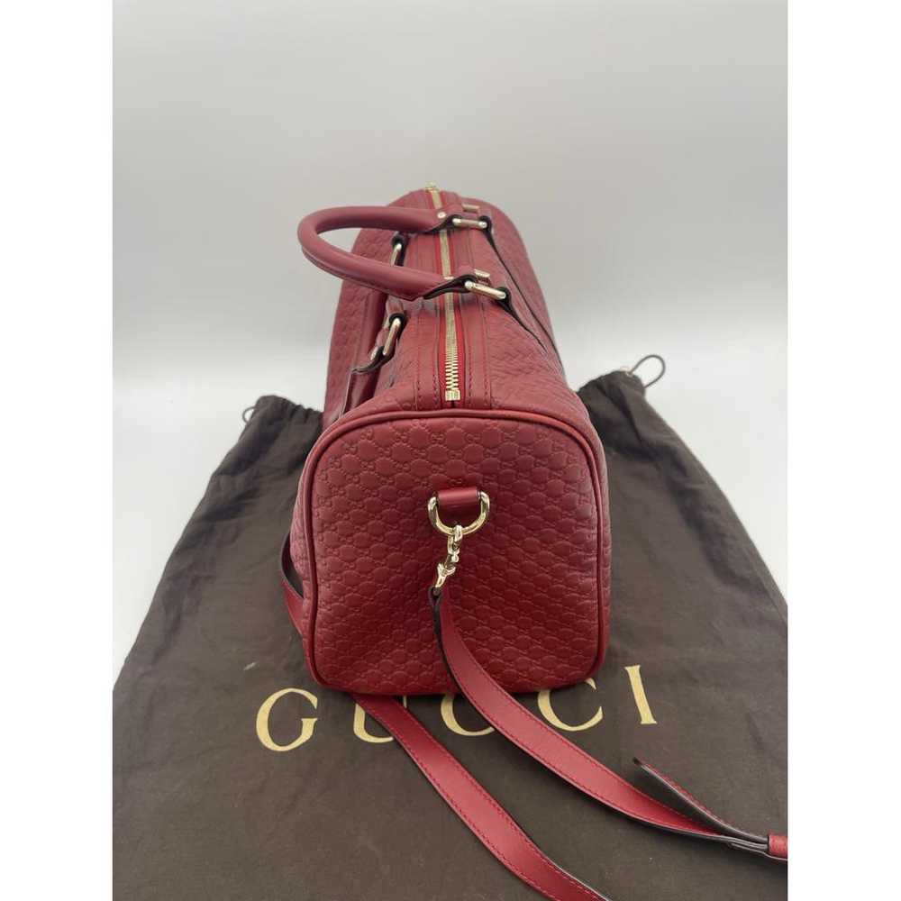 Gucci Boston leather bowling bag - image 5