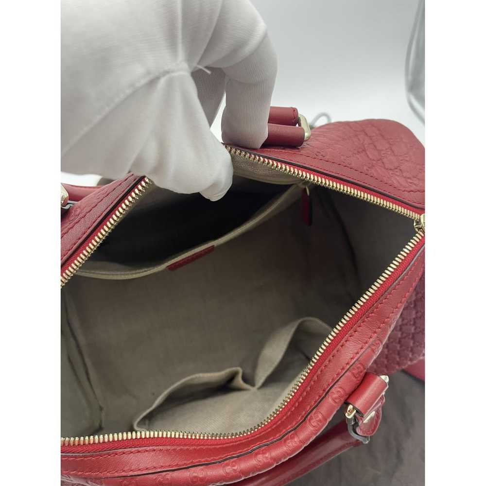 Gucci Boston leather bowling bag - image 6