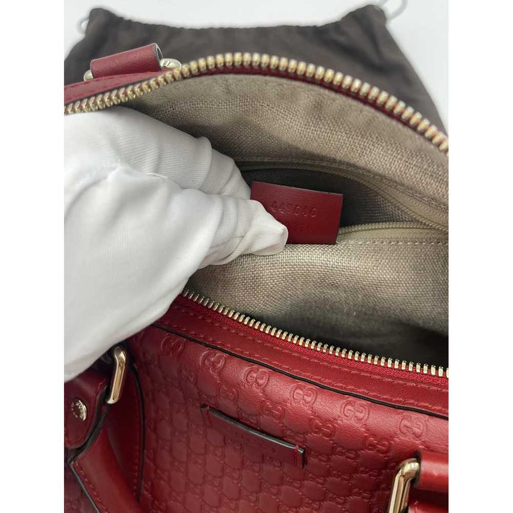 Gucci Boston leather bowling bag - image 8