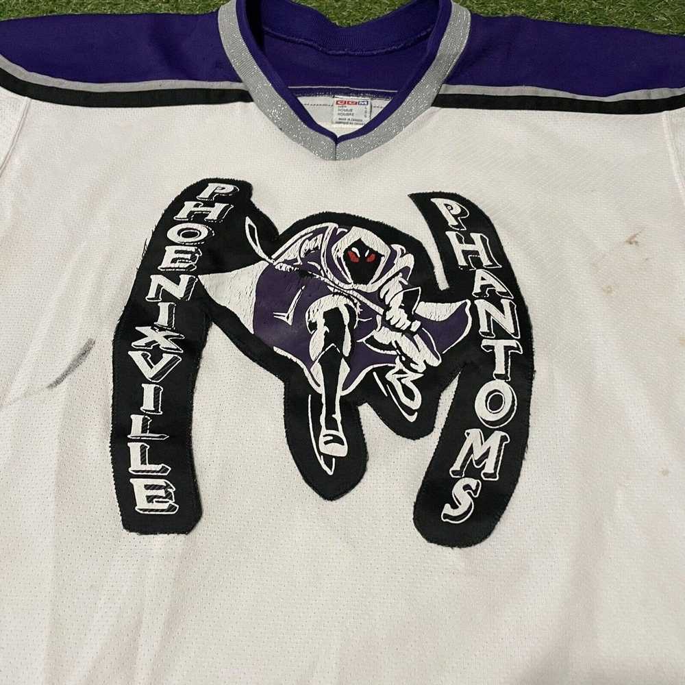 Ccm Vintage 90s CCM Pheonixville Phantoms Hockey … - image 3