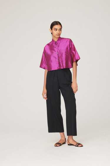 YSL Black Pleated Front Trousers
