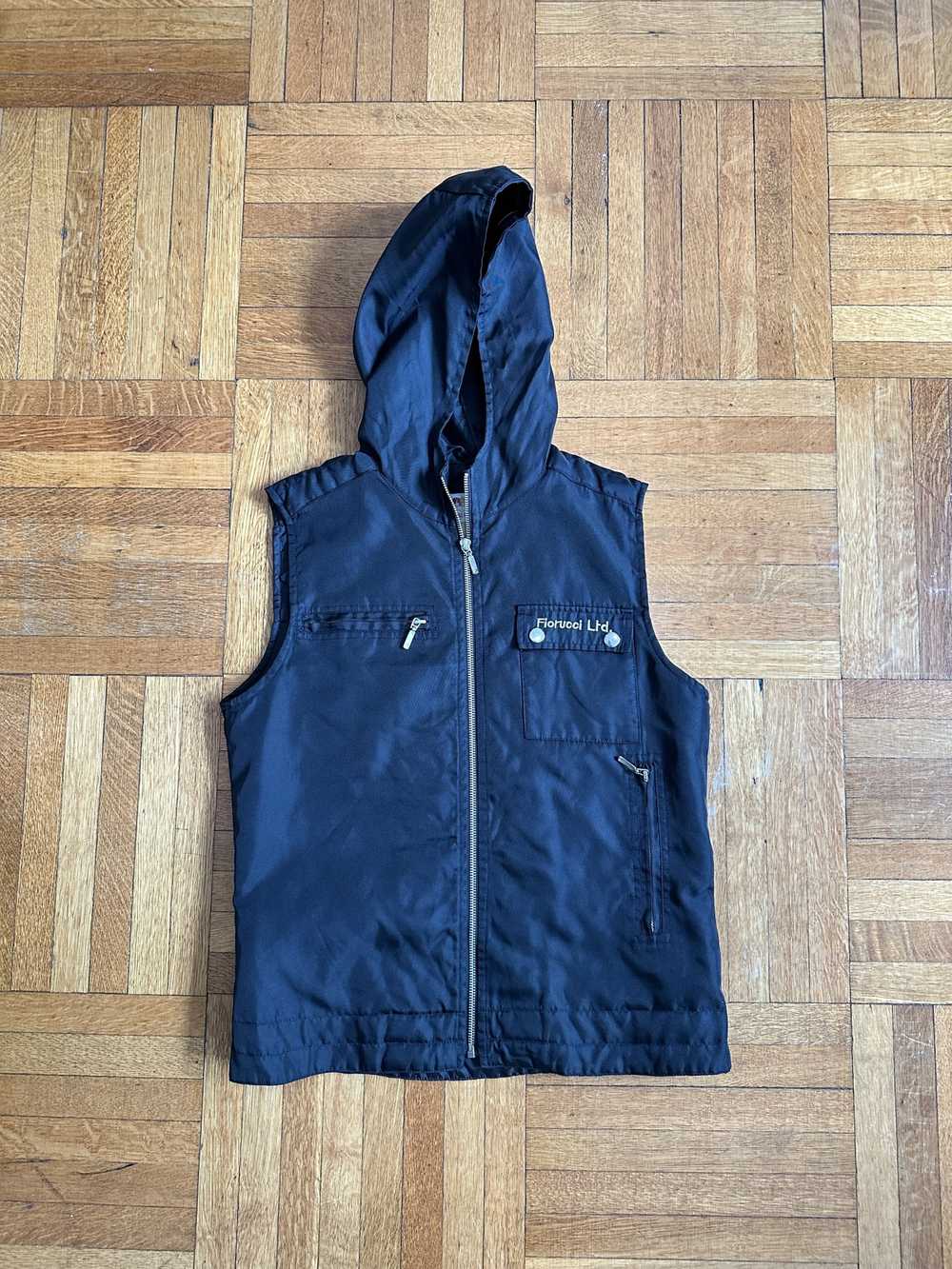 Fiorucci Fiorucci Sleeveless hoodie zipper vest (… - image 5
