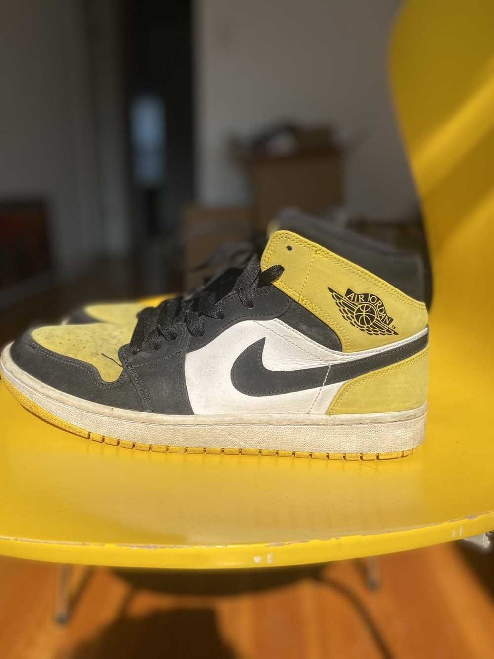 Jordan Brand × Nike Jordan 1 - Mid Yellow Toe - image 2