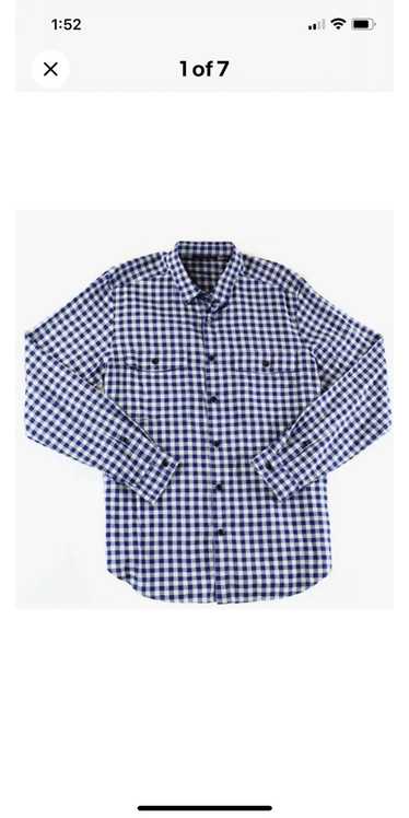 Theory Check Print BARIET ANAWAN Shirt