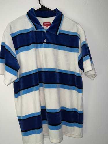 Supreme Supreme Stripe Velour Polo