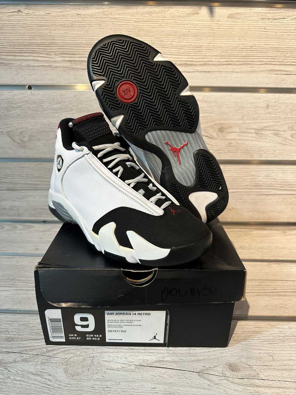 Jordan Brand VNDS Jordan 14 Retro Black Toe (2014… - image 1