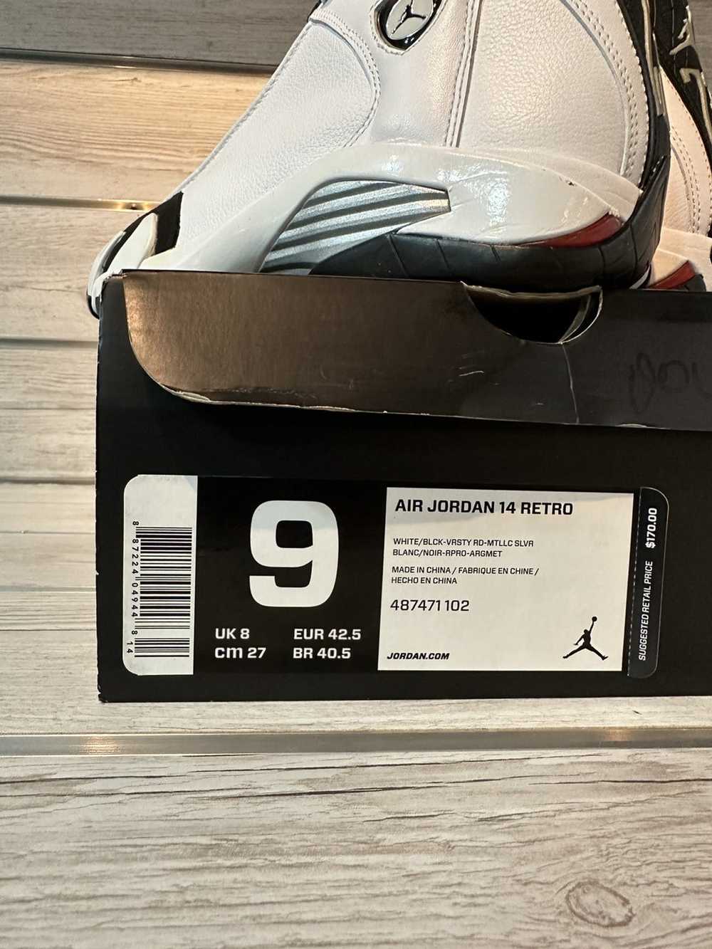 Jordan Brand VNDS Jordan 14 Retro Black Toe (2014… - image 7