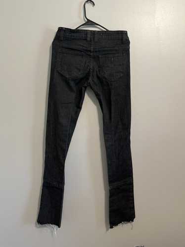 Vintage Custom Y2K black stacked jeans