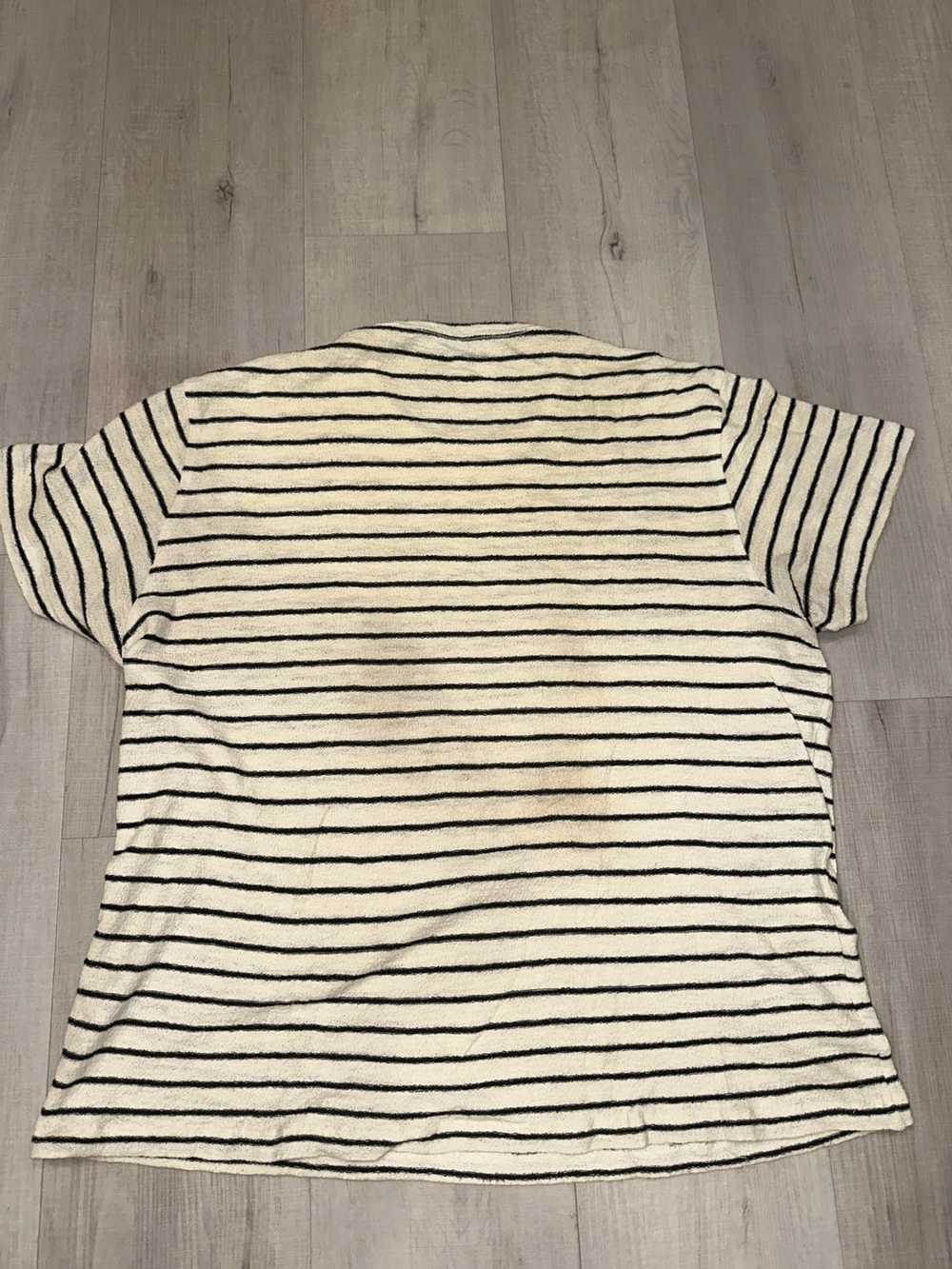 You Must Create White Striped Pocket T-Shirt - image 1