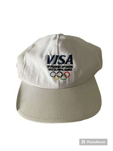Vintage Vintage 1992 Olympic Games Hat Cap VISA W… - image 1
