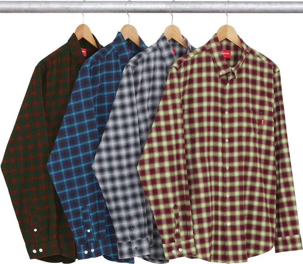 Supreme FW16 Mini Shadow Plaid Flannel - image 4