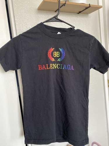 Balenciaga Balenciaga Rainbow T Shirt