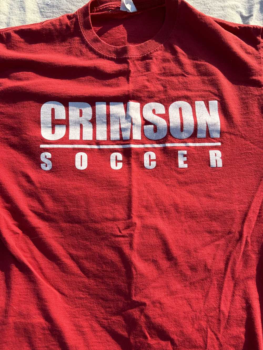 Champion Vintage Harvard Crimson Soccer T-Shirt - image 2