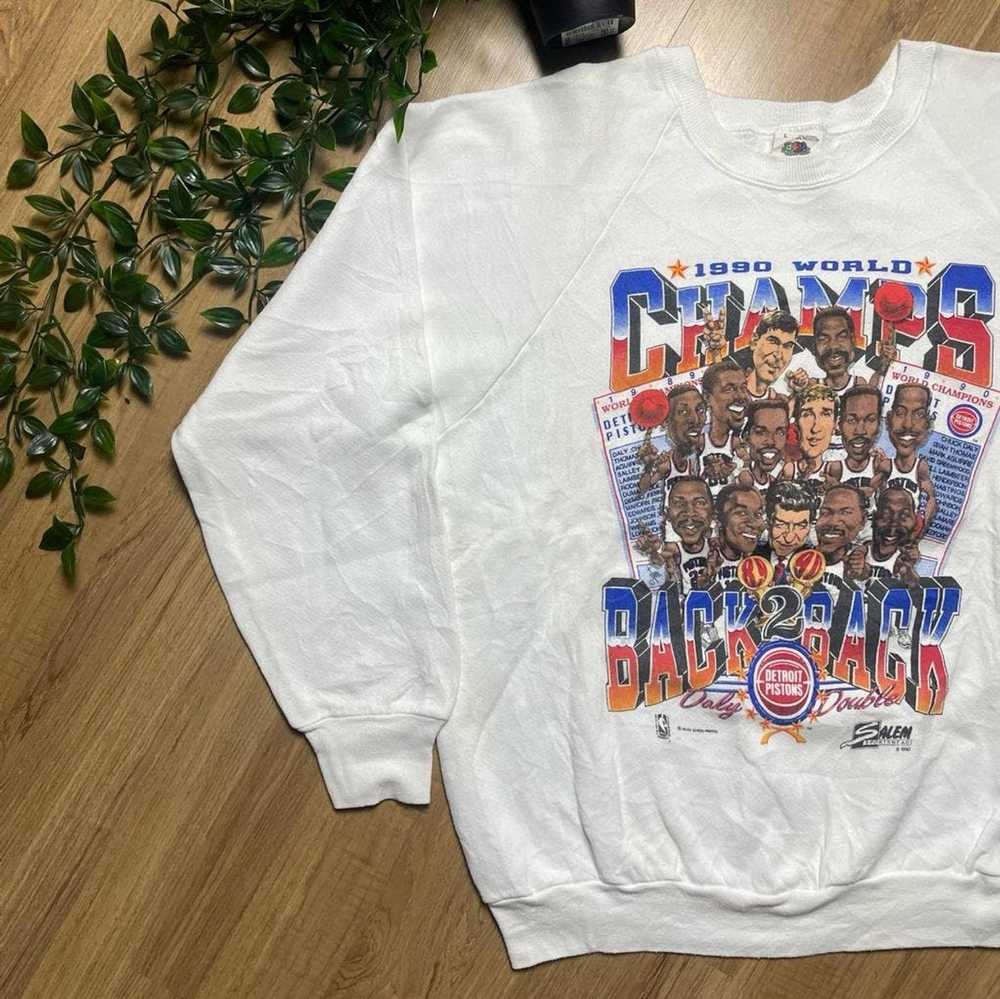 NBA × Salem Sportswear × Vintage Vintage 80's Swe… - image 2