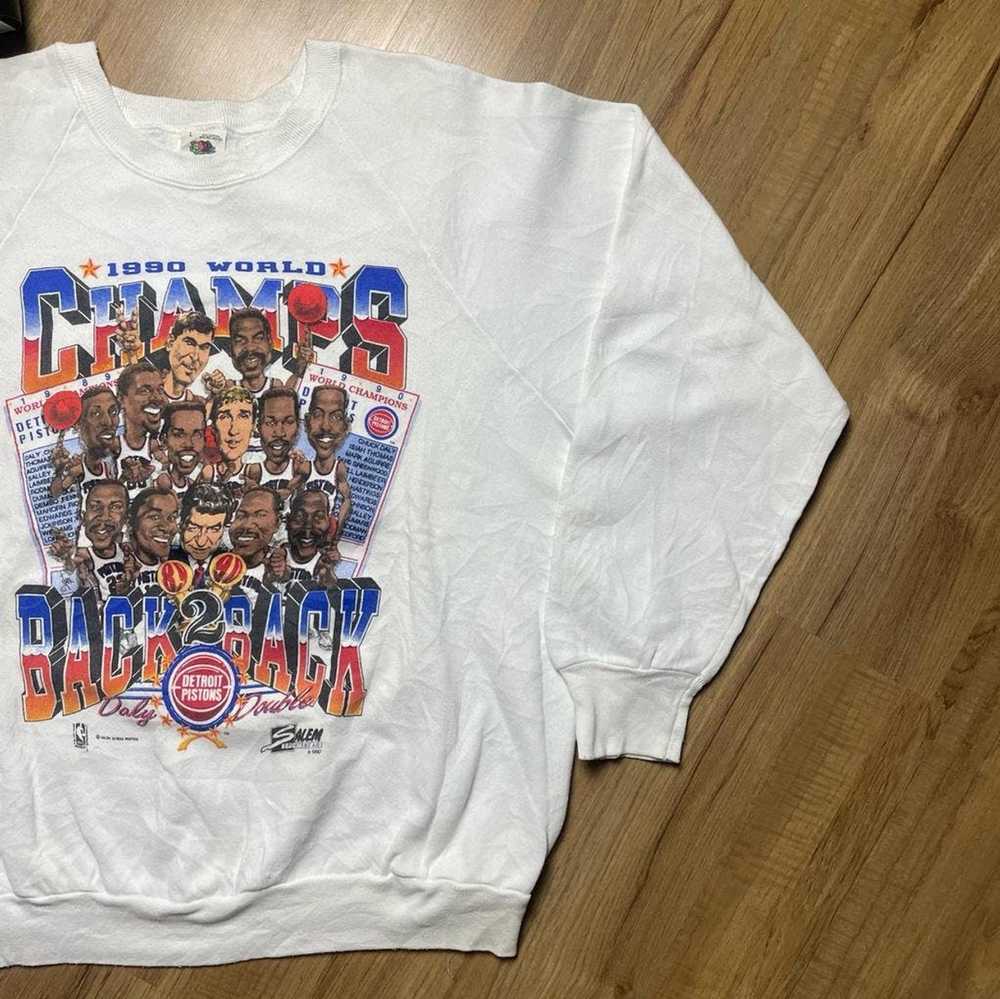 NBA × Salem Sportswear × Vintage Vintage 80's Swe… - image 3
