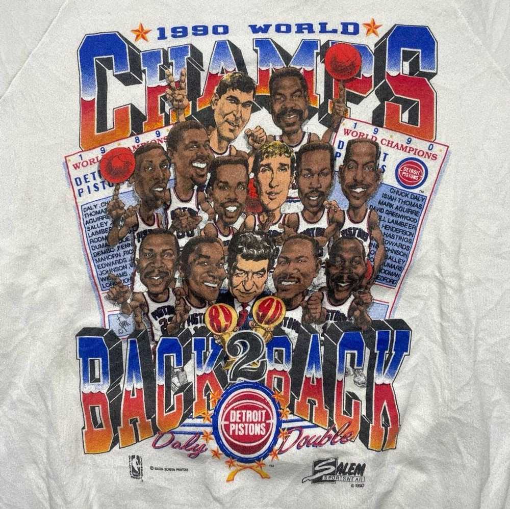 NBA × Salem Sportswear × Vintage Vintage 80's Swe… - image 4
