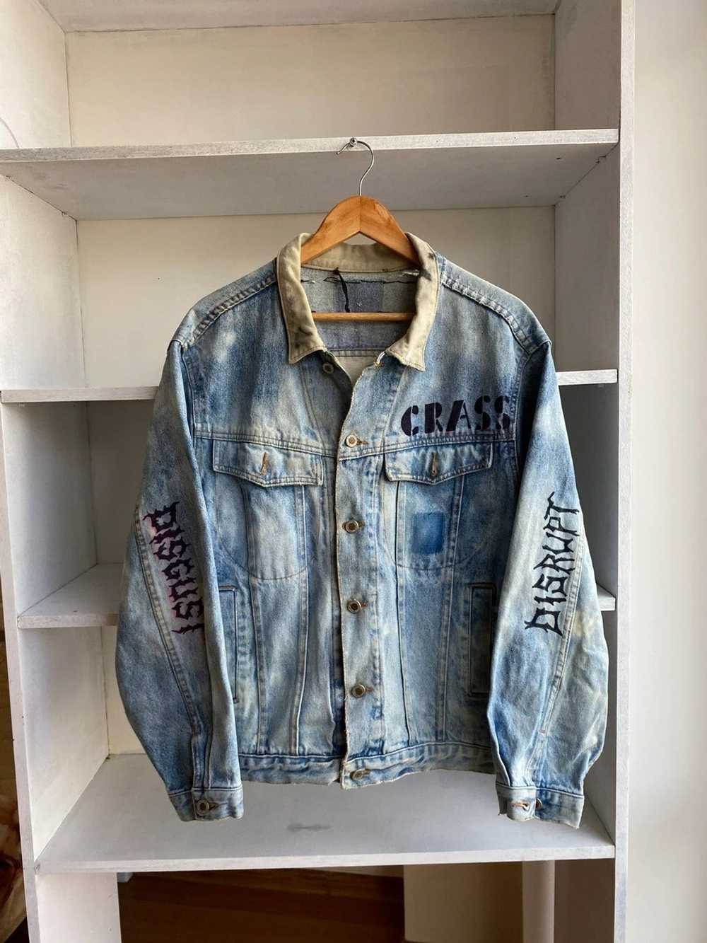 Denim Jacket × Handmade × Vintage Vintage Hand Pr… - image 2