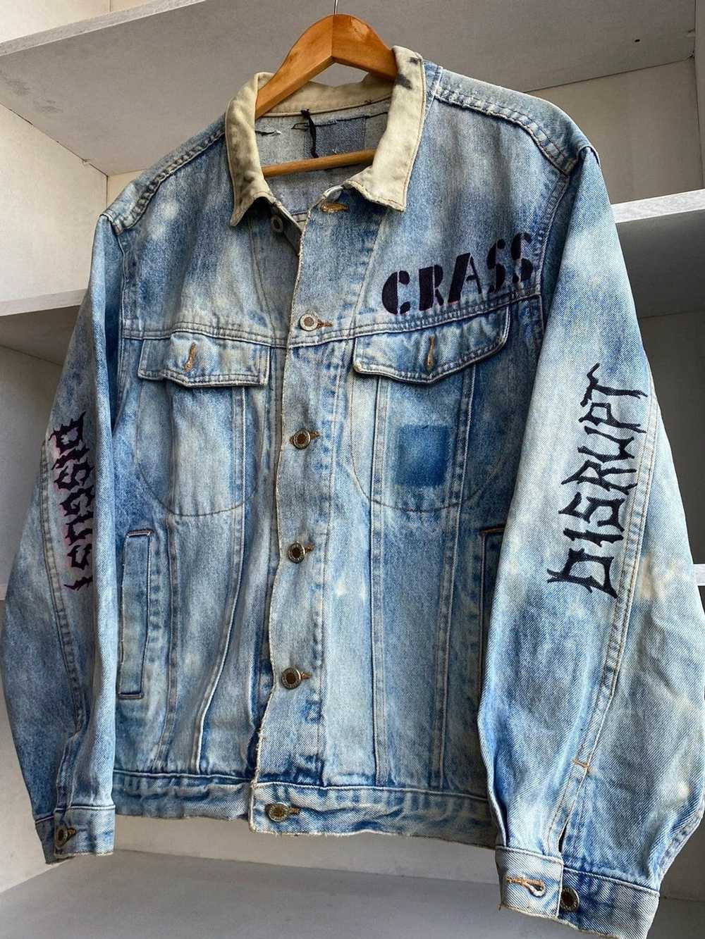 Denim Jacket × Handmade × Vintage Vintage Hand Pr… - image 7