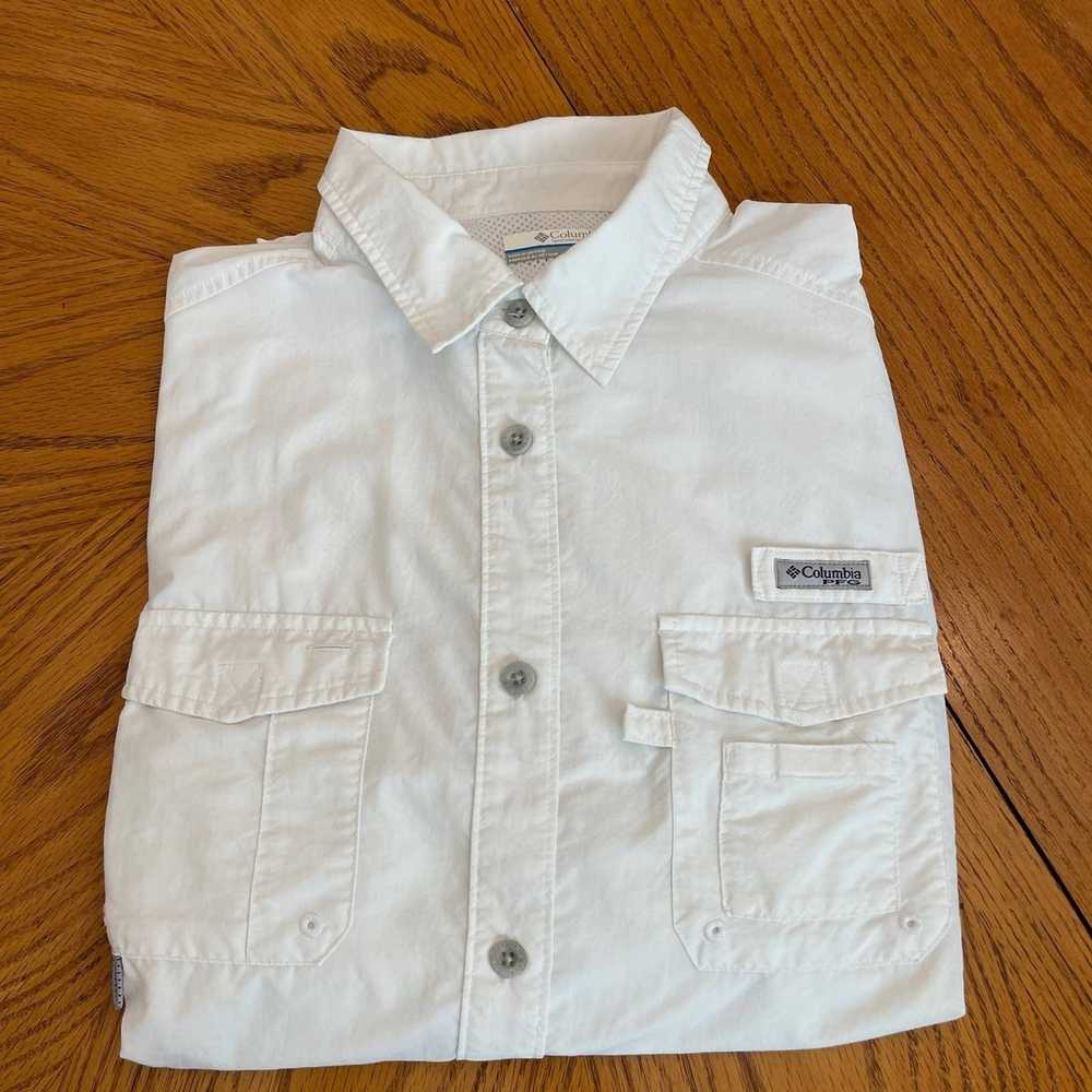 Columbia Columbia Sportswear white Shirt Men Sz X… - image 10