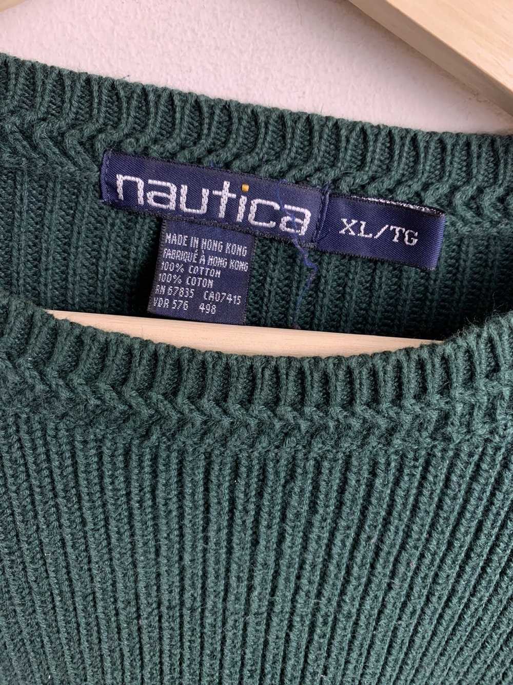 Coloured Cable Knit Sweater × Nautica × Vintage V… - image 2