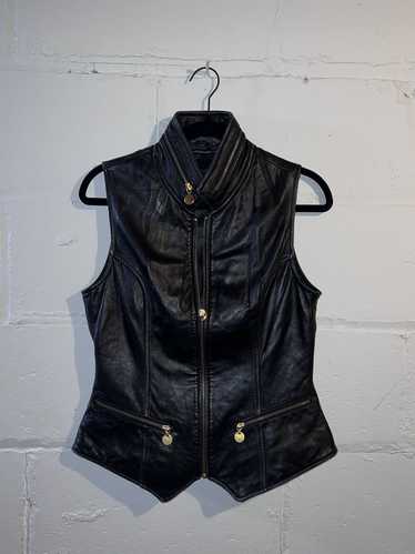 Neiman Marcus Leather Vest