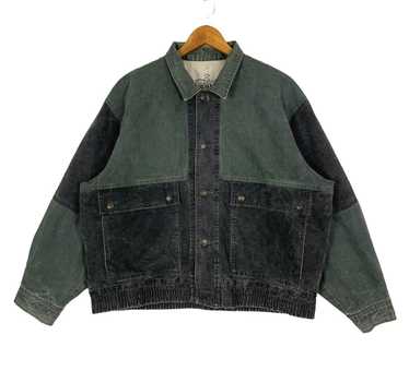 Bomber Jacket × Vintage Vintage 90s Nice Heart Se… - image 1