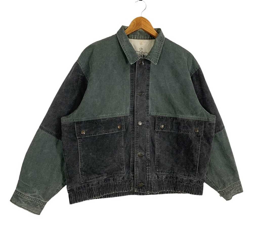 Bomber Jacket × Vintage Vintage 90s Nice Heart Se… - image 3