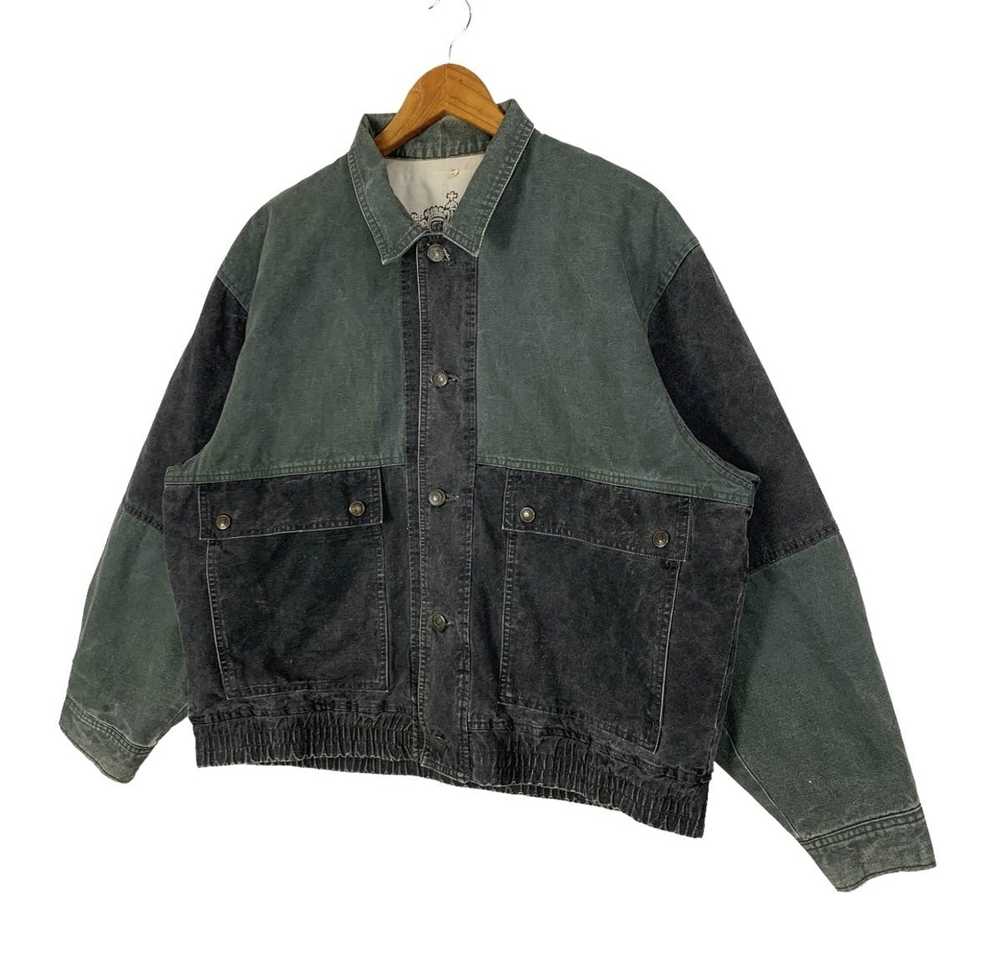 Bomber Jacket × Vintage Vintage 90s Nice Heart Se… - image 4