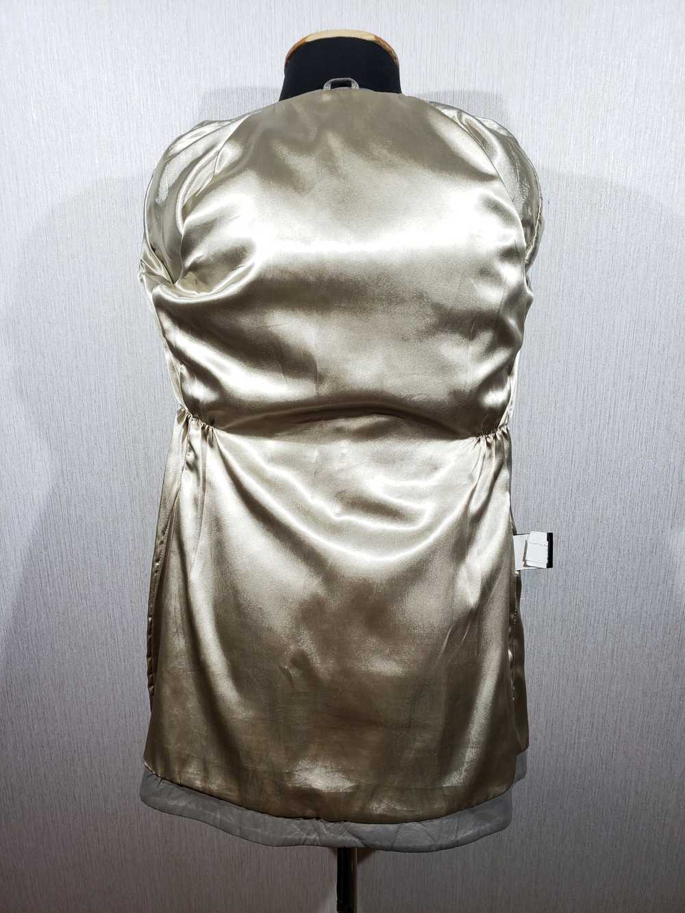 Italian Designers × Rare Cool women's gray leathe… - image 5