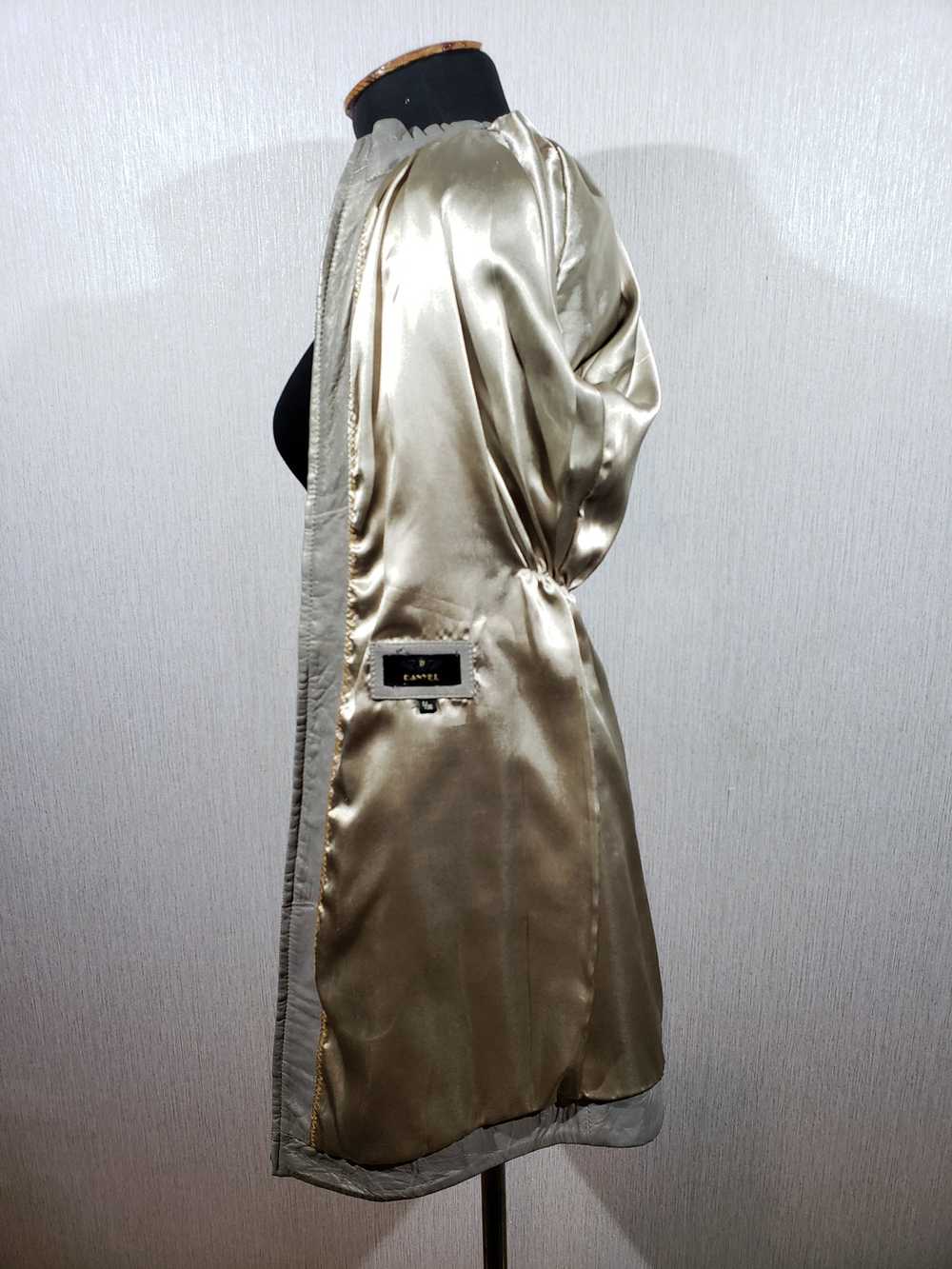 Italian Designers × Rare Cool women's gray leathe… - image 7