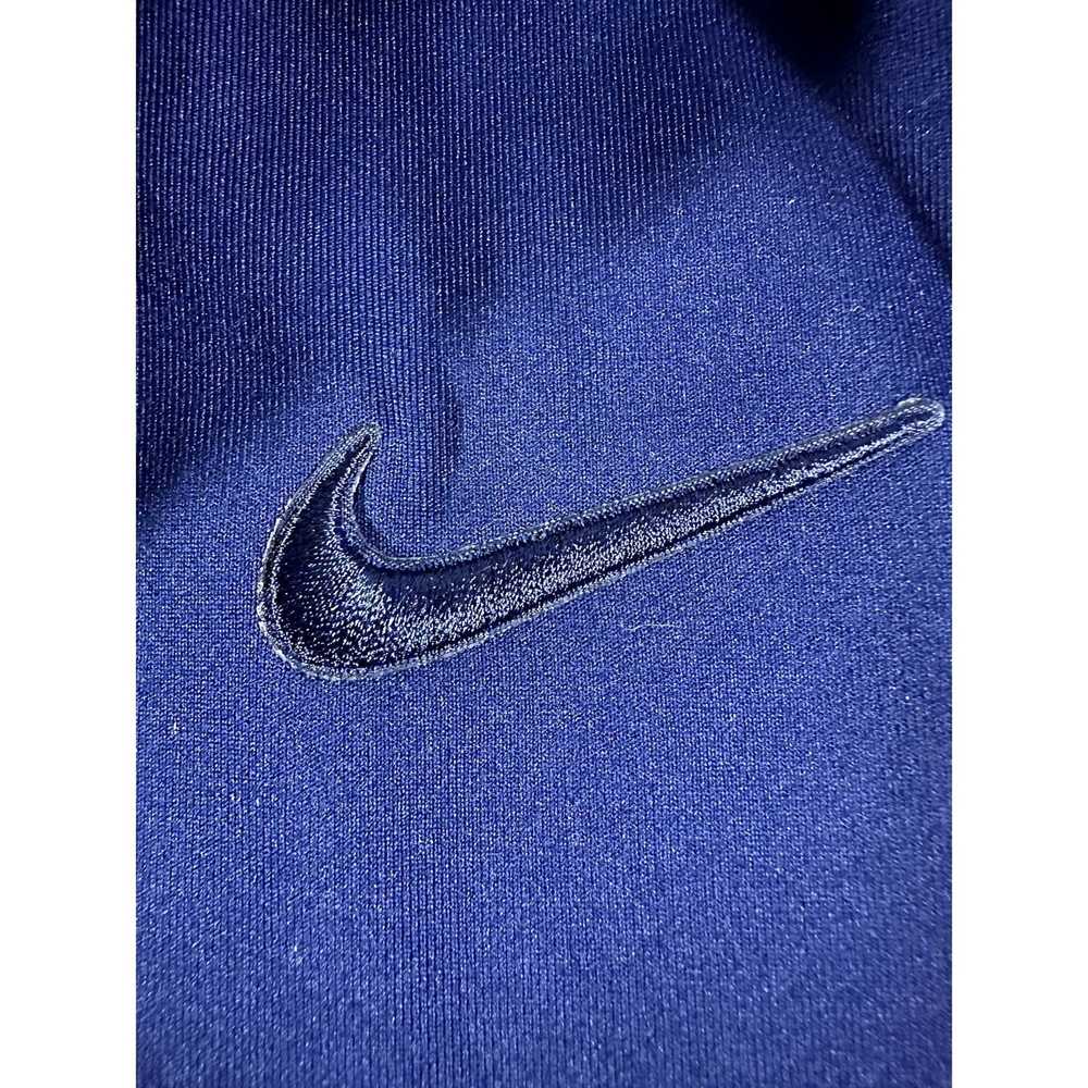 Nike Nike Golf Dri Fit Blue White Polo Shirt Men'… - image 3