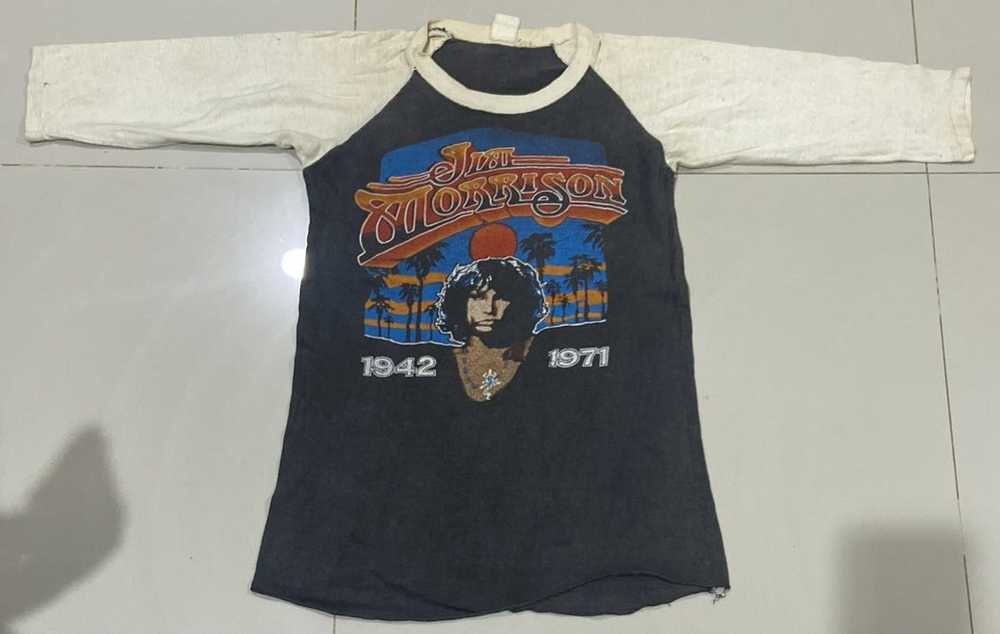 Band Tees × Rock T Shirt × Vintage JIM MORRISON 7… - image 2