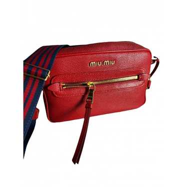 Miu Miu Madras leather handbag