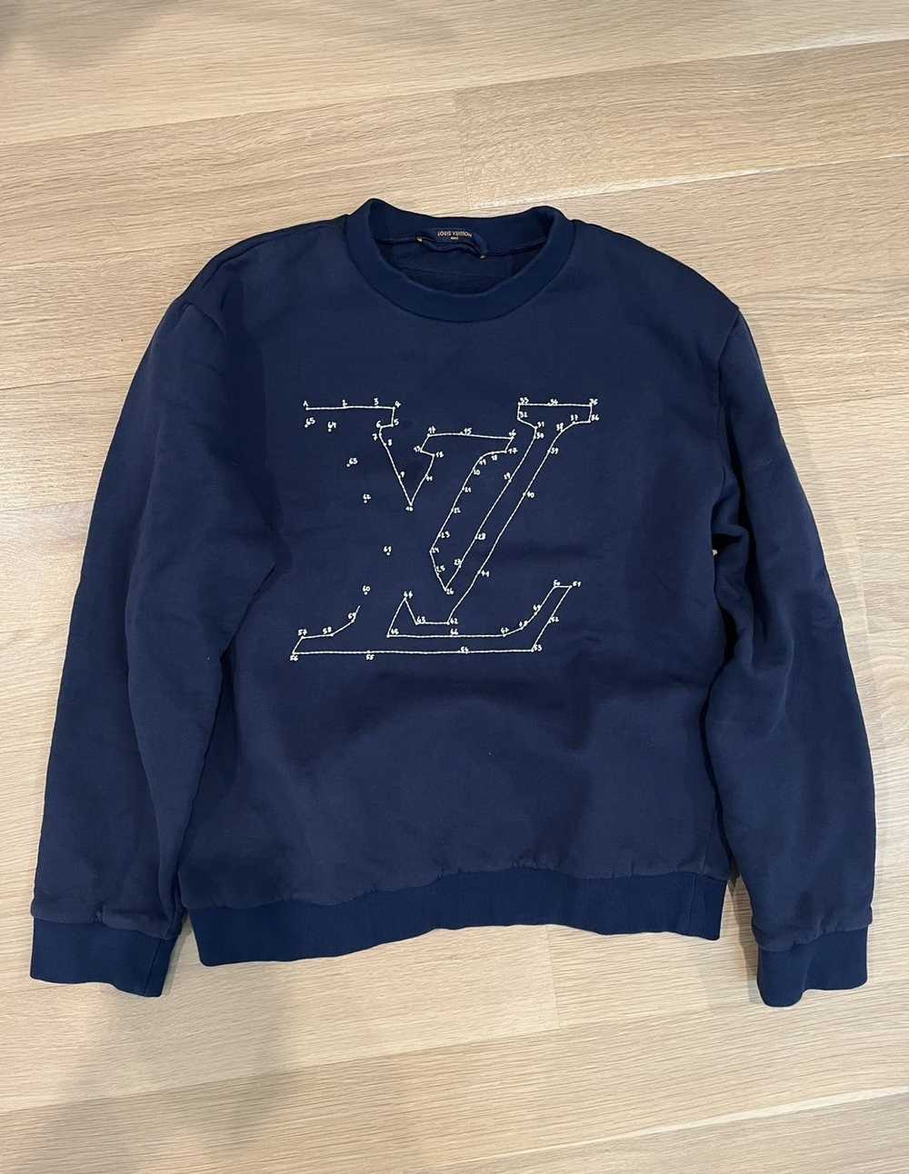 Louis Vuitton Louis Vuitton LV Stitch Print Embroider… - Gem