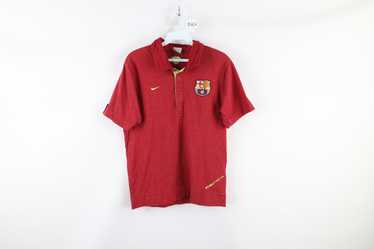 Vintage Nike FCB Barcelona Football Soccer Jersey Center Swoosh Mens Large