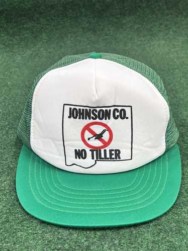 Snap Back × Trucker Hat × Vintage 80s Johnson Co … - image 1