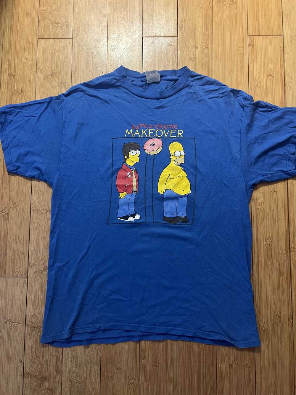 The Simpsons Bartman Circle T-Shirt - BLUE