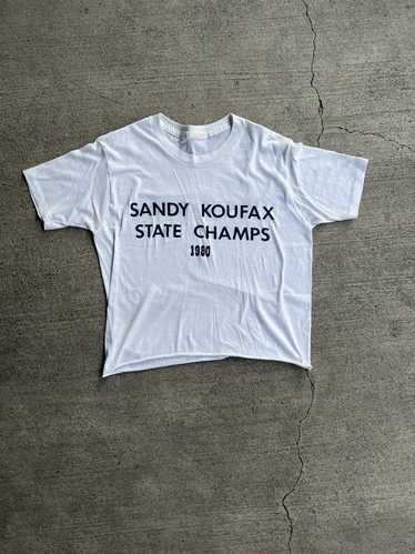 Vintage 1980s SANDY KOUFAX NEW MX TEE - image 1