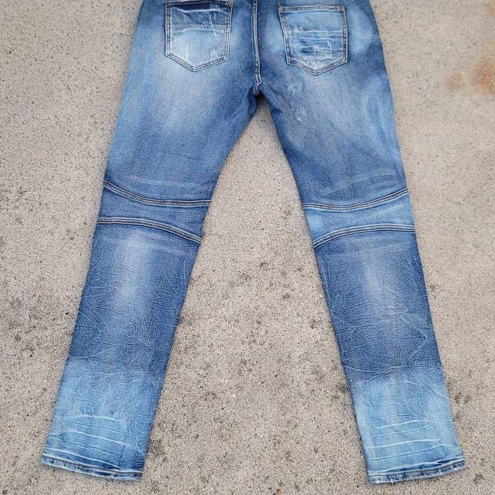 The Unbranded Brand PREME Distressed Denim Jeans - image 2