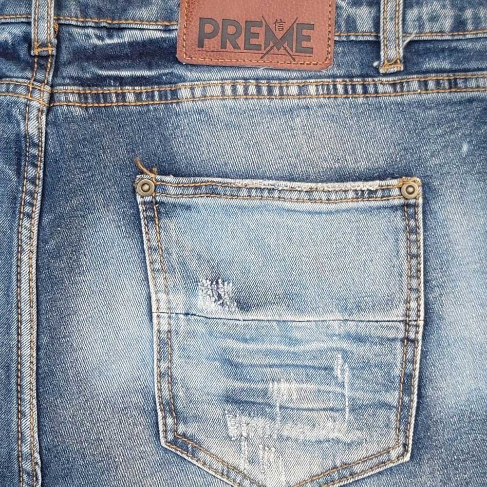 The Unbranded Brand PREME Distressed Denim Jeans - image 6