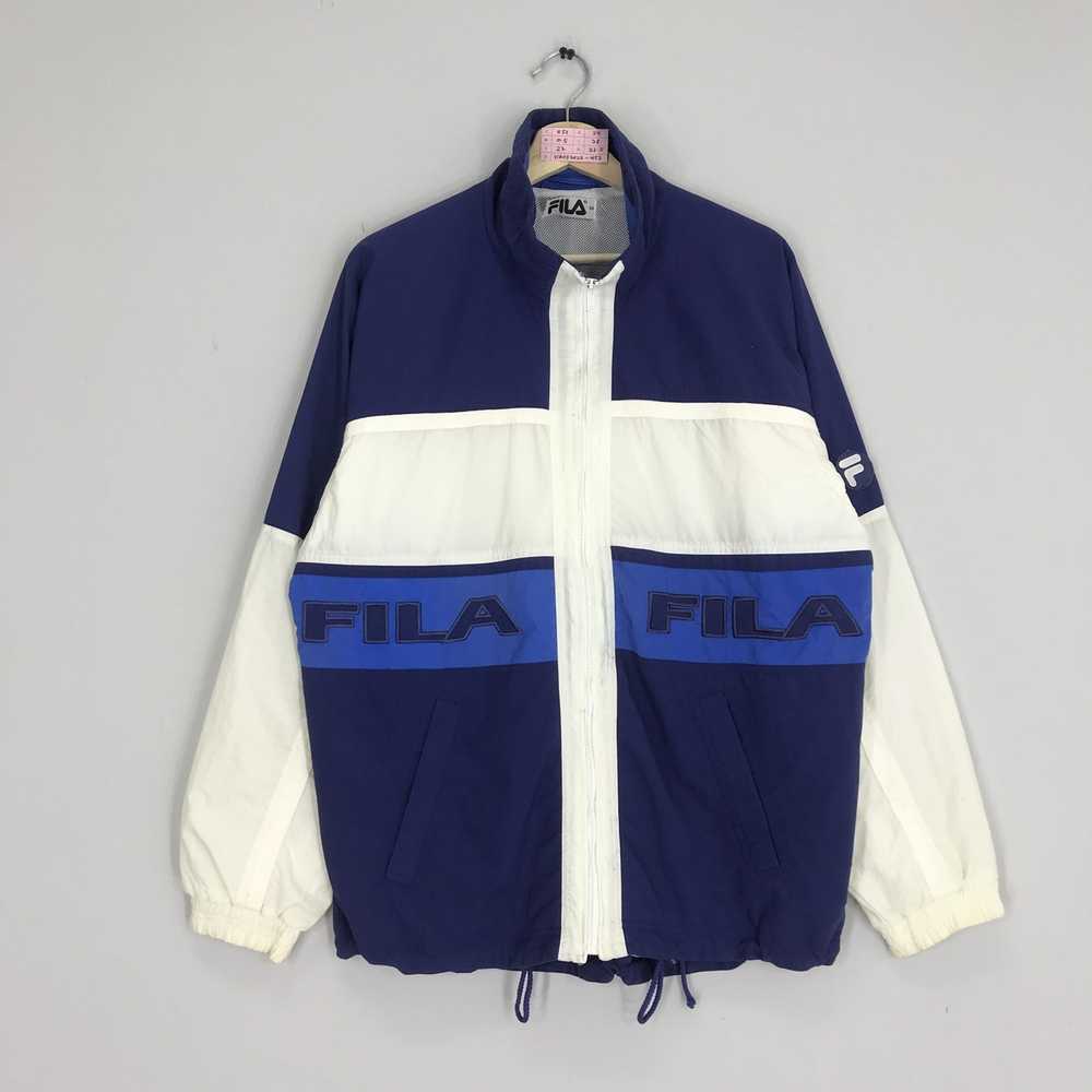 Fila × Sportswear × Vintage FILA Windbreaker Jack… - image 1