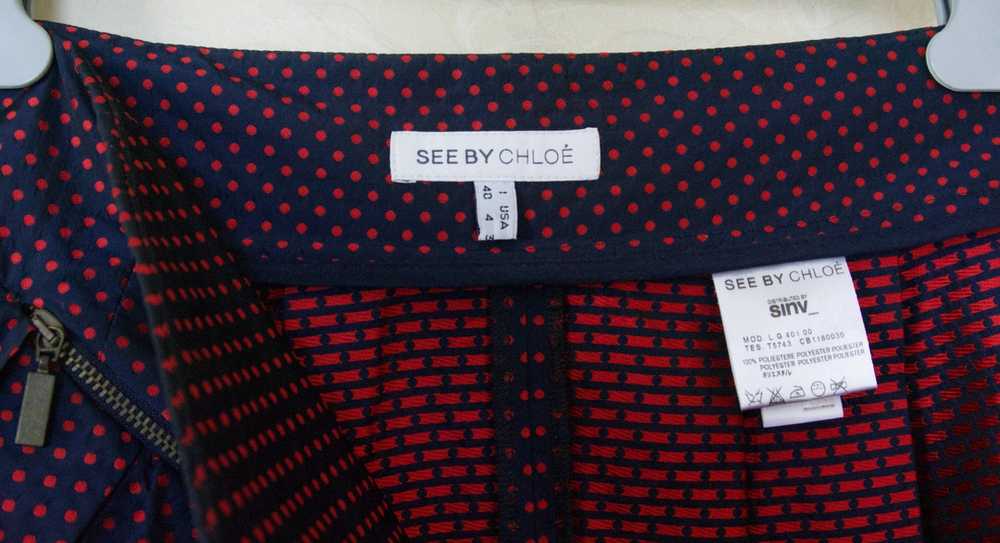 See by Chloe SEE BY CHLOE Polka Dot High Waist Sk… - image 4