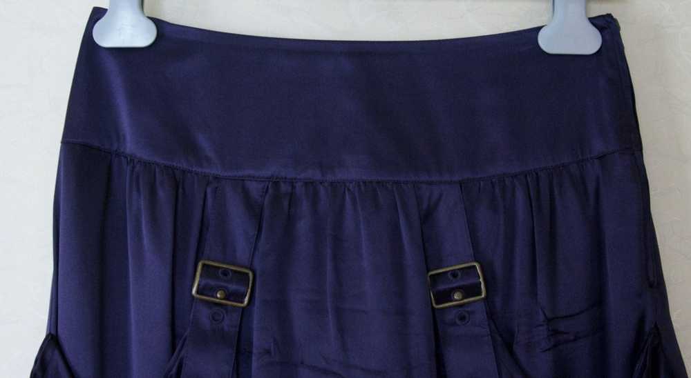 See by Chloe SEE BY CHLOE Silk Mini Skirt Blue In… - image 3