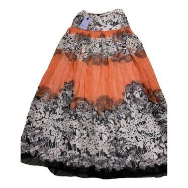 Blumarine Silk maxi skirt - image 1